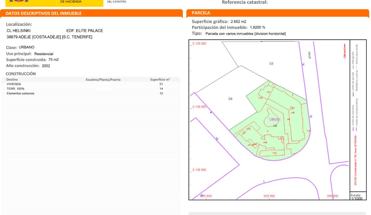 Certificación Descriptiva y Gráfica Catastral 0088114CS3008N00